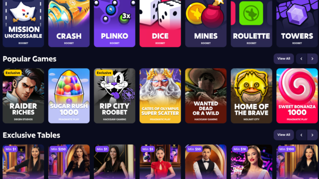 Find Your Casino roobet range of games providers 4